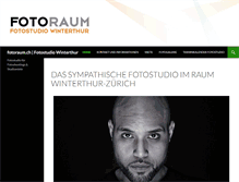 Tablet Screenshot of fotoraum.ch